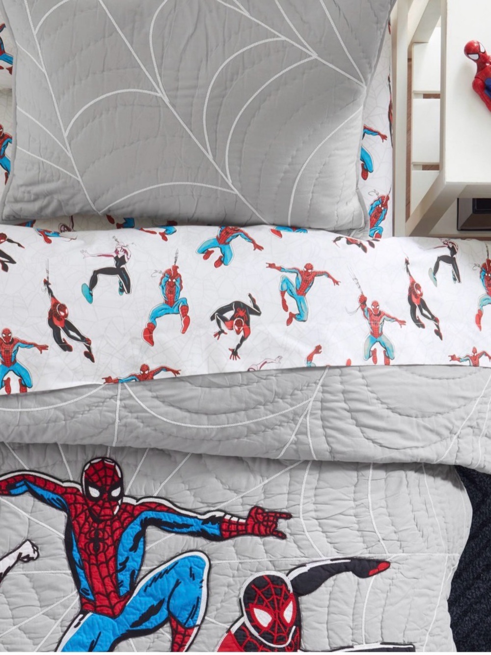 Pottery Barn Kids Spiderman Sheet Set Full